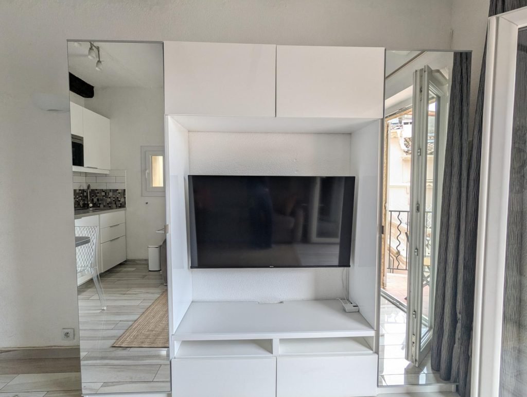 Two mirrored wardrobe